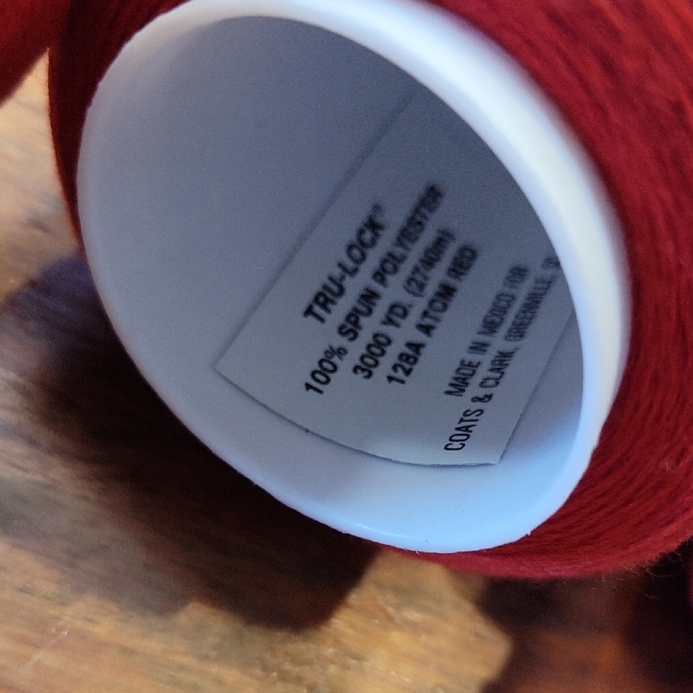 Red Sewing Thread Spools - Picture 3 of 5